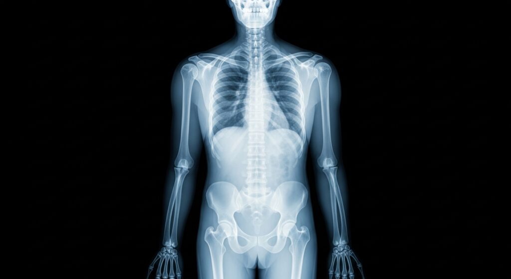 人体のエックス線写真